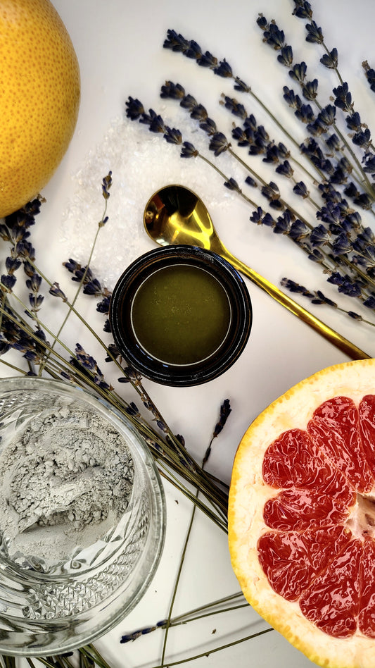 Grapefruit Lavender Salt Body Scrub