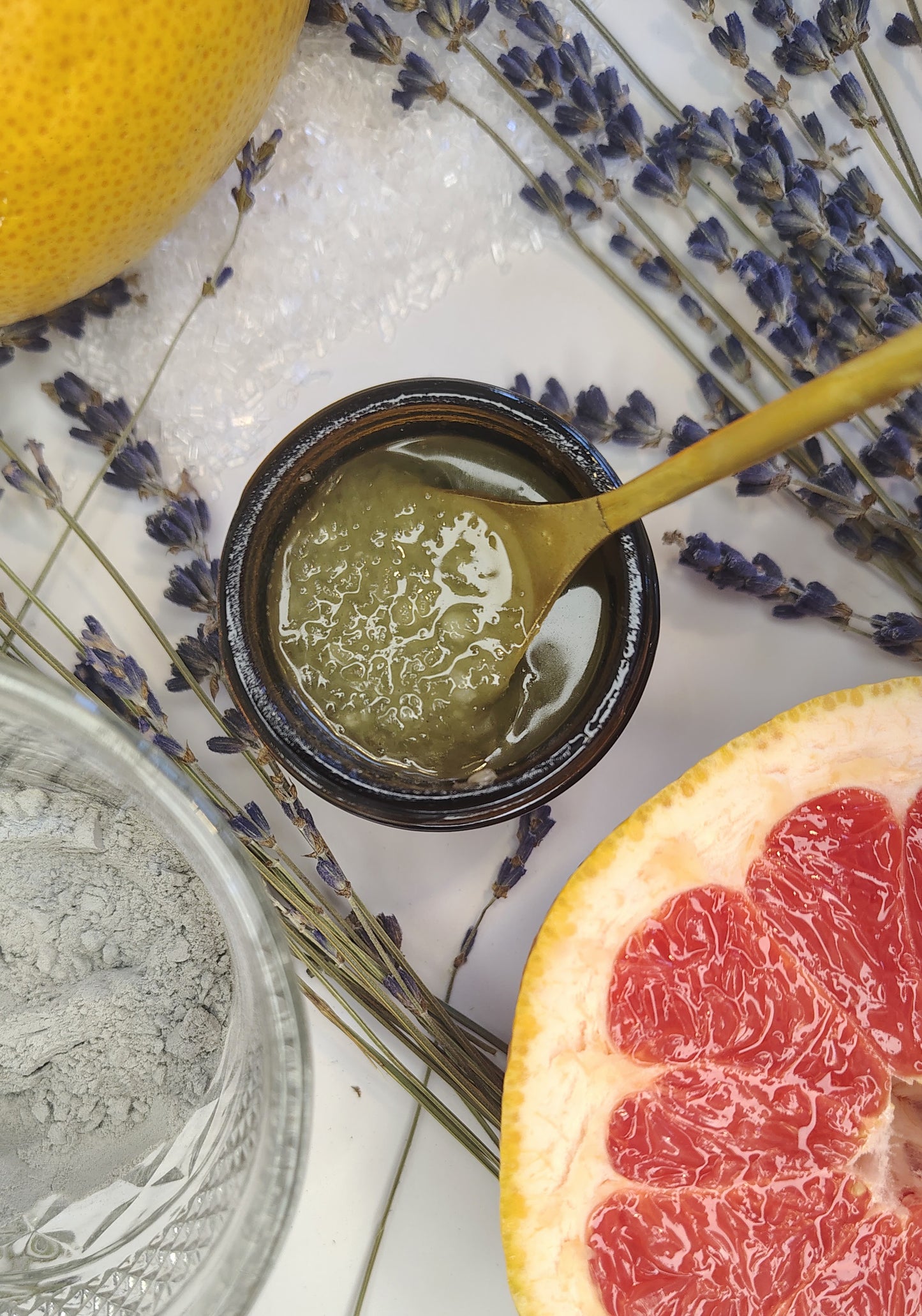 Grapefruit Lavender Salt Body Scrub