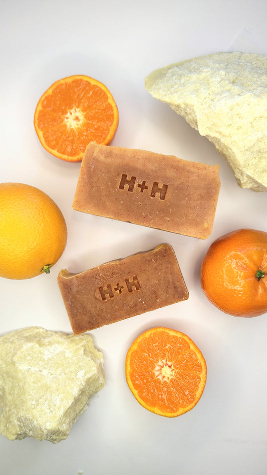 Rustic Orange Cold Process Bar Soap